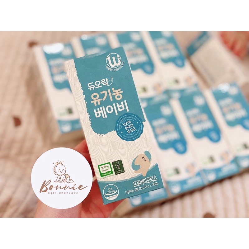 Men vi sinh DUOLAC ORGANIC Hàn Quốc giúp bé ăn ngon, tiêu hoá tốt