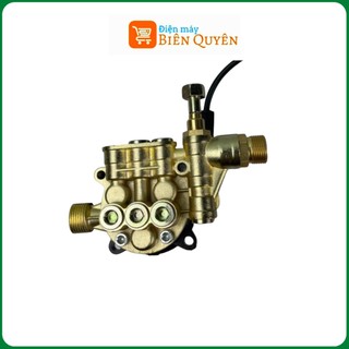 Bộ đầu bơm máy rửa xe mini có chỉnh áp, Đầu bơm máy rửa xe gia đình, Máy xịt rửa xe