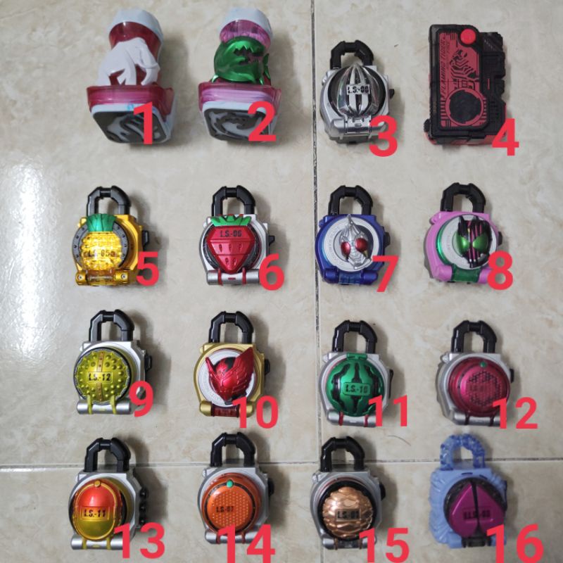 Đồ Chơi Siêu Nhân Kamen Rider Gaim - Lock Seed Candy / Gps