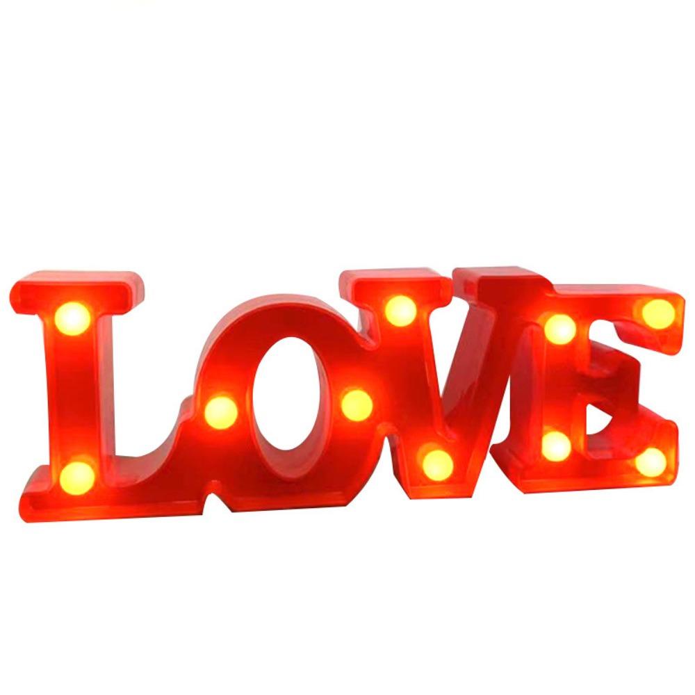 Đèn Ngủ Màu Trắng Ấm Hình Trái Tim 3D Dùng Để Trang Trí Tiệc Cưới / Valentine