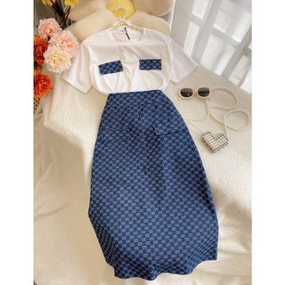 Set Denim GG CV Dài