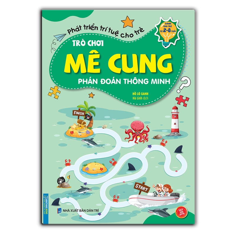 Sách - Trò chơi mê cung - Phán đoán thông minh (2-8 tuổi)