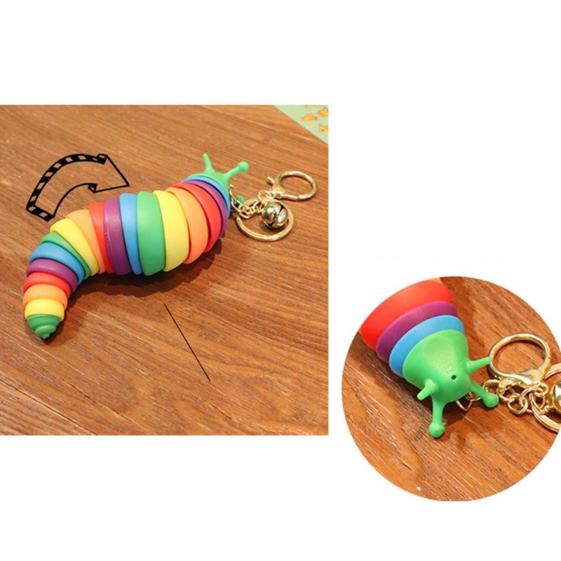 Đồ Chơi Bóp Giảm Căng Thẳng Hình Cầu Vồng Dễ Thương