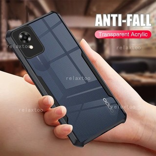 Ốp Điện Thoại Cứng Trong Suốt Có Túi Khí Chống Sốc Cho Oppo A17 A17K K17 17A OppoA17 OppoA17K 4G 5G