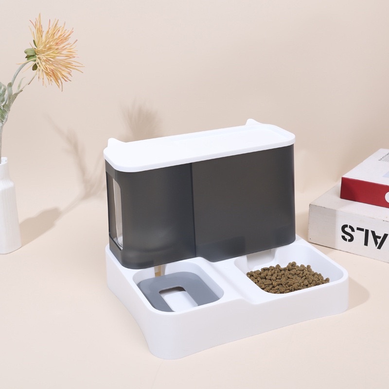Bát ăn uống tự động lớn tai mèo dành cho chó mèo