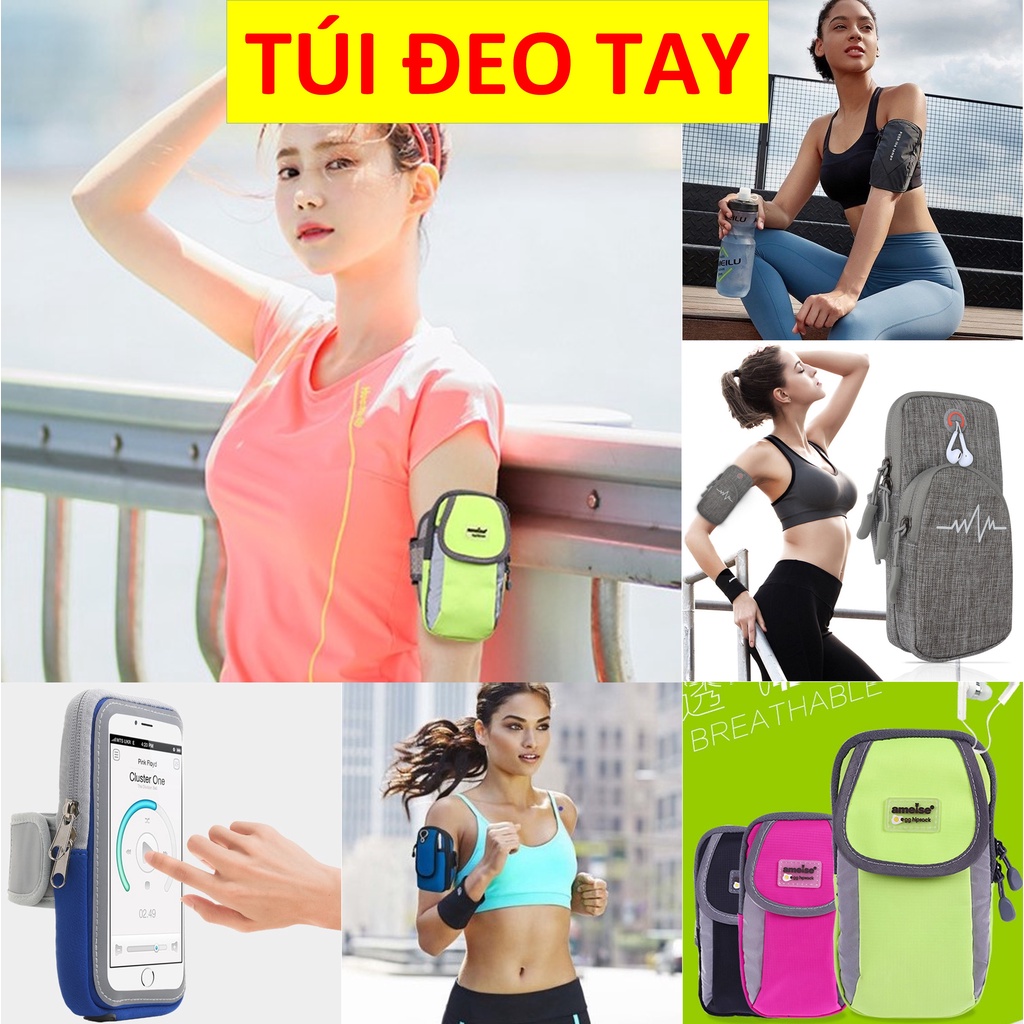 Túi chạy bộ Amei18T thời trang Túi đeo tay đựng điện thoại hàng chính hãng Ameise magic1
