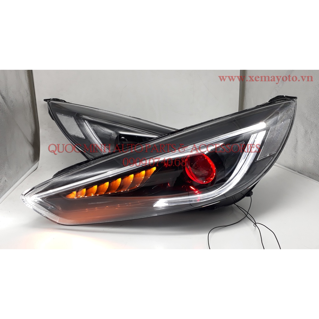Đèn Pha Ford Focus 2015-2018 Mẫu Audi Chính Hãng Vland