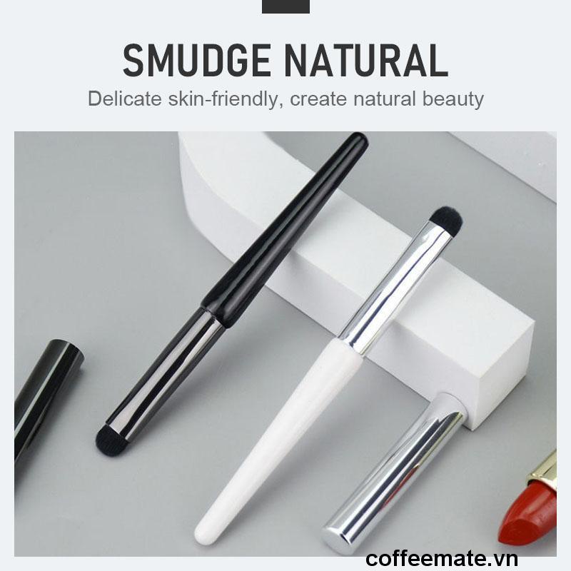 ⚡Cọ Trang Điểm Môi Đầu Tròn Có Nắp Đậy Cỡ Nhỏ Tiện Dụng