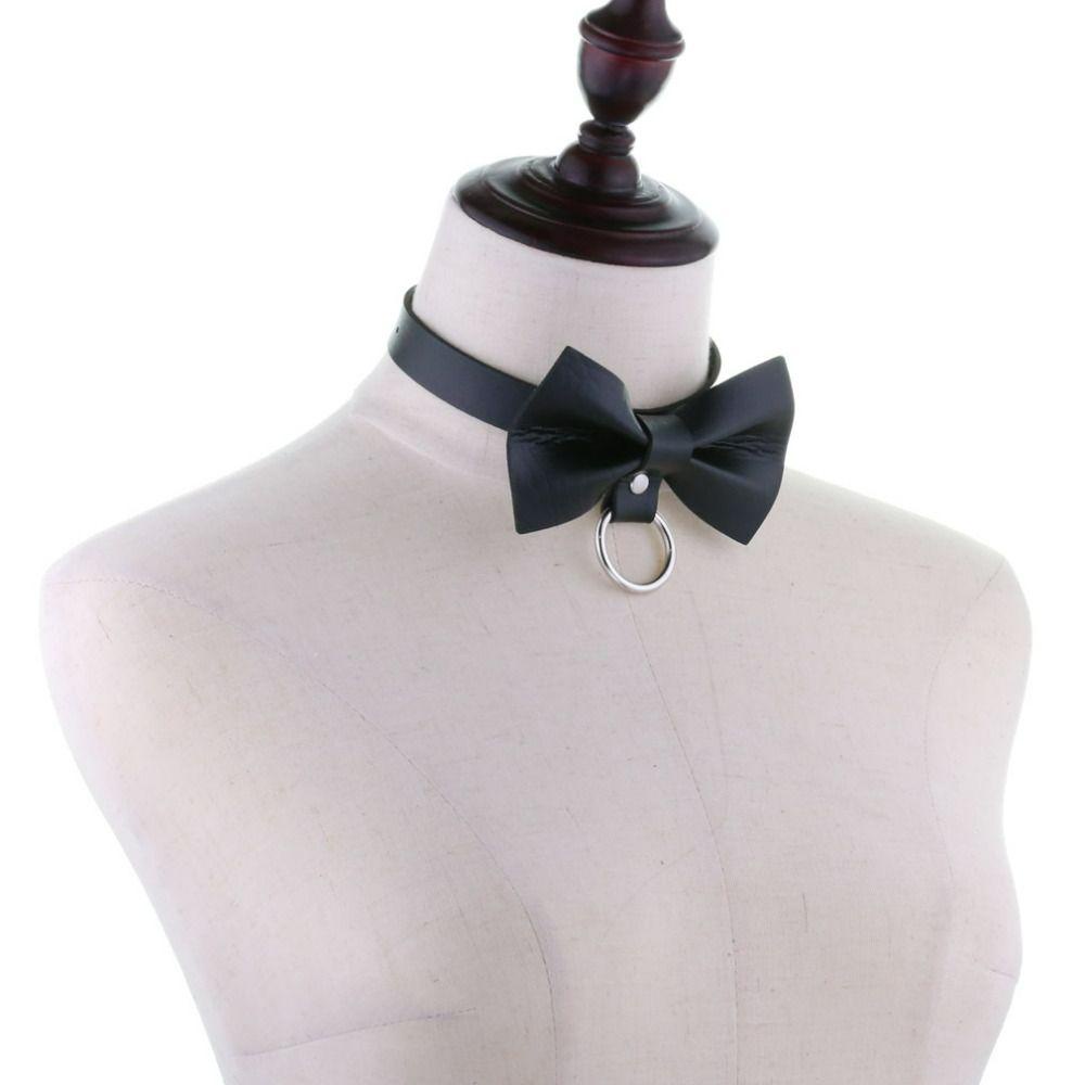 Vòng Cổ Choker Bằng Da PU Đơn Giản Thời Trang Dành Cho Nữ