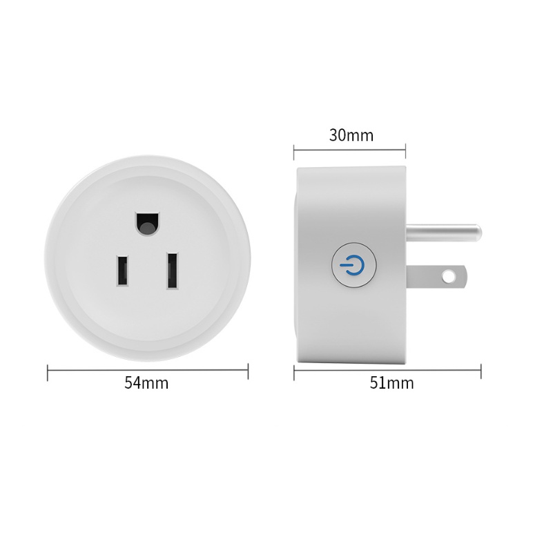 Ổ cắm wifi hẹn giờ bật tắt App Smart life hoặc Tuya 10A 2200W công tắc điều khiển từ xa ổ cắm hẹn giờ công tắc hẹn giờ