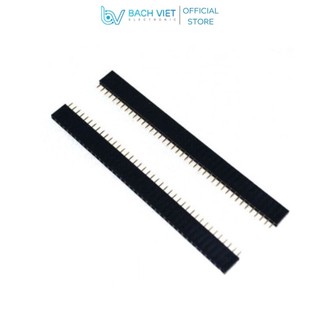 Combo 5 chiếc Jum lược cái đơn 2.54mm 40P chân tròn, chân vuông 2.54mm