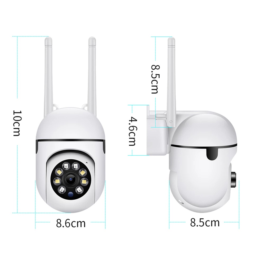 Camera Giám Sát An Ninh CCTV 1080P Kết Nối WiFi Có Tầm Nhìn Ban Đêm