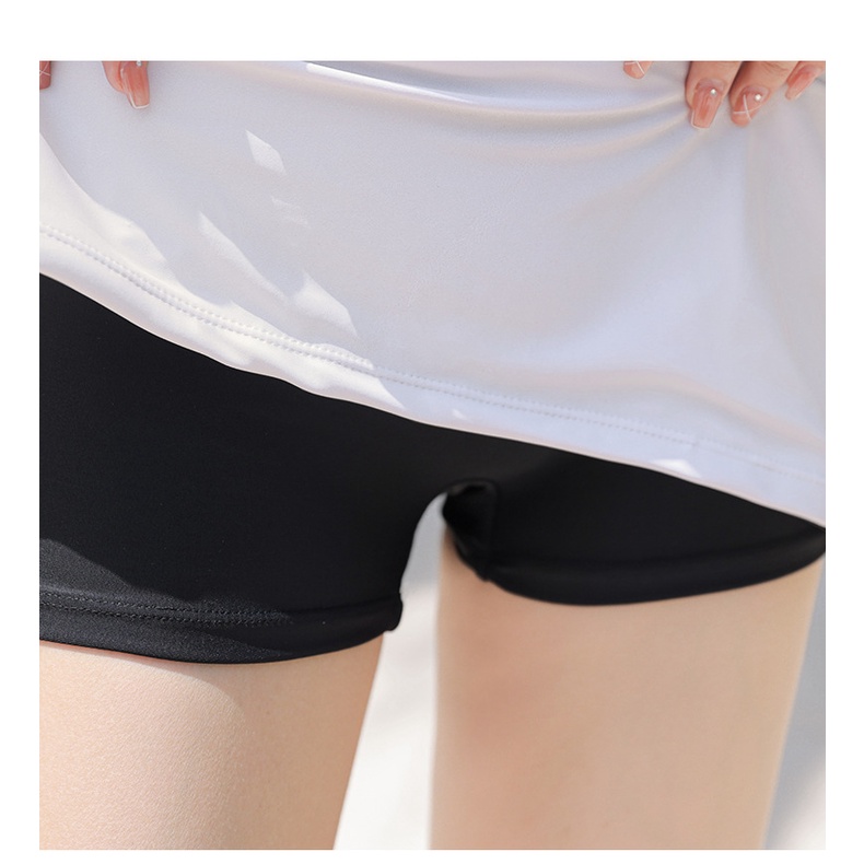 Bộ Đồ Bơi Một Mảnh Ôm Bụng Không Dây Có Miếng Đệm Ngực Phong Cách Ins Hàn Quốc Cho Nữ Sinh