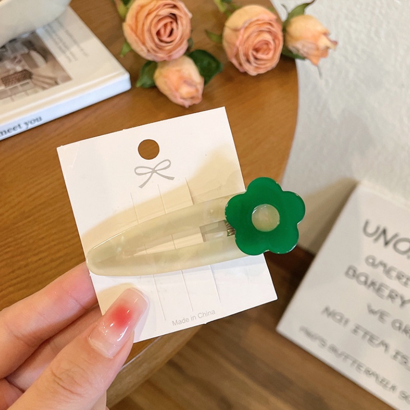 Kẹp Tóc Mỏ Vịt Đính Hoa Dễ Thương Thời Trang