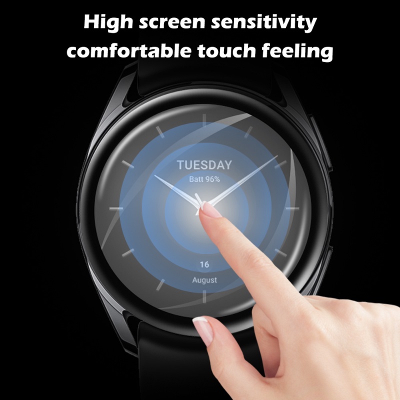 Phim Dán Bảo Vệ Màn Hình Chống Dấu Vân Tay 42 / 46mm Cho Đồng Hồ Thông Minh Xiaomi Watch S2