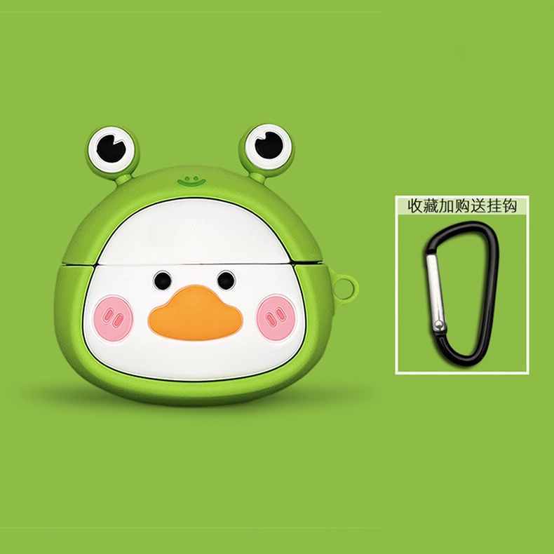 Oppo Enco Air / Air2 / Air2i / Free2 / Free2i Protective Case Vỏ Bảo Vệ Hộp Sạc Tai Nghe Bluetooth Bằng Silicon Mềm Họa Tiết Hoạt Hình Cho Oppo Enco Air / Air2 / Air2i / Free2 / Free2i 2 2i