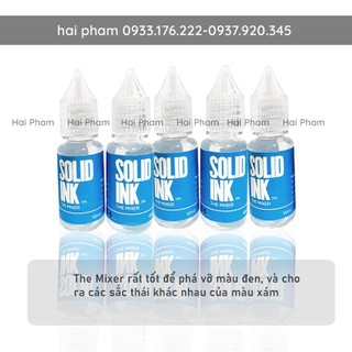 Nước pha mực solid ink 10ml chính hãng, dung dịch pha mực