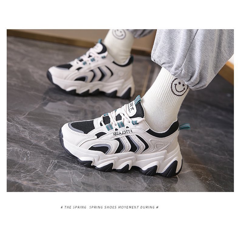 ISAHINI Giày Thể Thao Đế Cao Thoải Mái Thời Trang 2023 Cho Nữ 0223010704