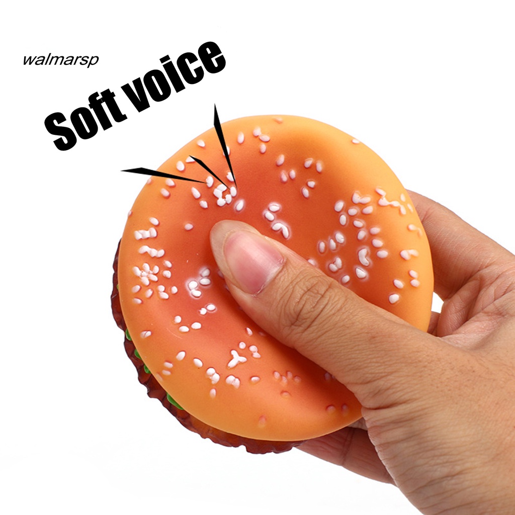 Đồ Chơi Nhai Gặm Hình Hamburger Mini Co Giãn Tốt Độc Đáo Trang Trí Nhà Cửa