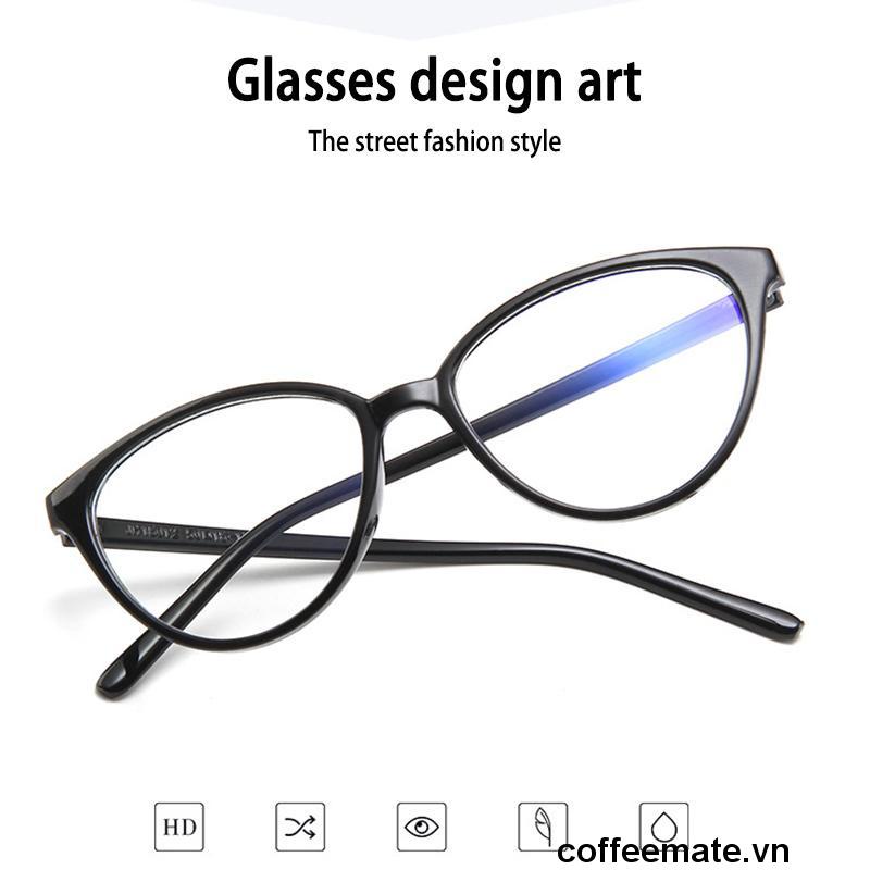 ⚡Kính Mát Mắt Mèo TR90 Màu Đen Phong Cách Đường Phố Thời Trang Cho Nữ