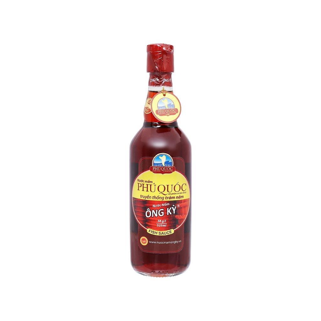 Nước mắm Phú Quốc Ông Kỳ 40 độ đạm chai 525ml
