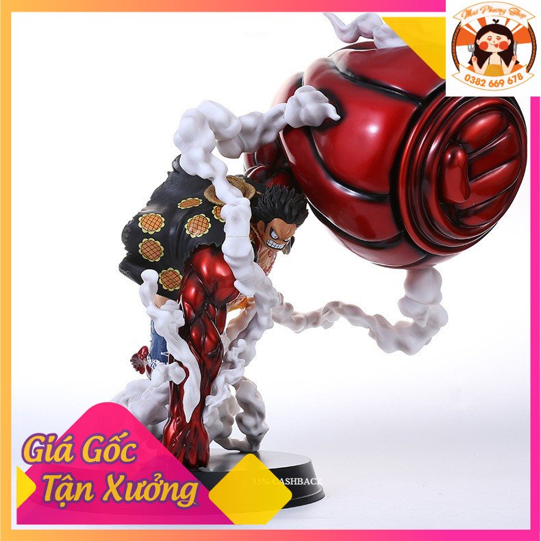 Mô hình nhân vật hoạt hình Luffy One Piece Gear 4 25cm