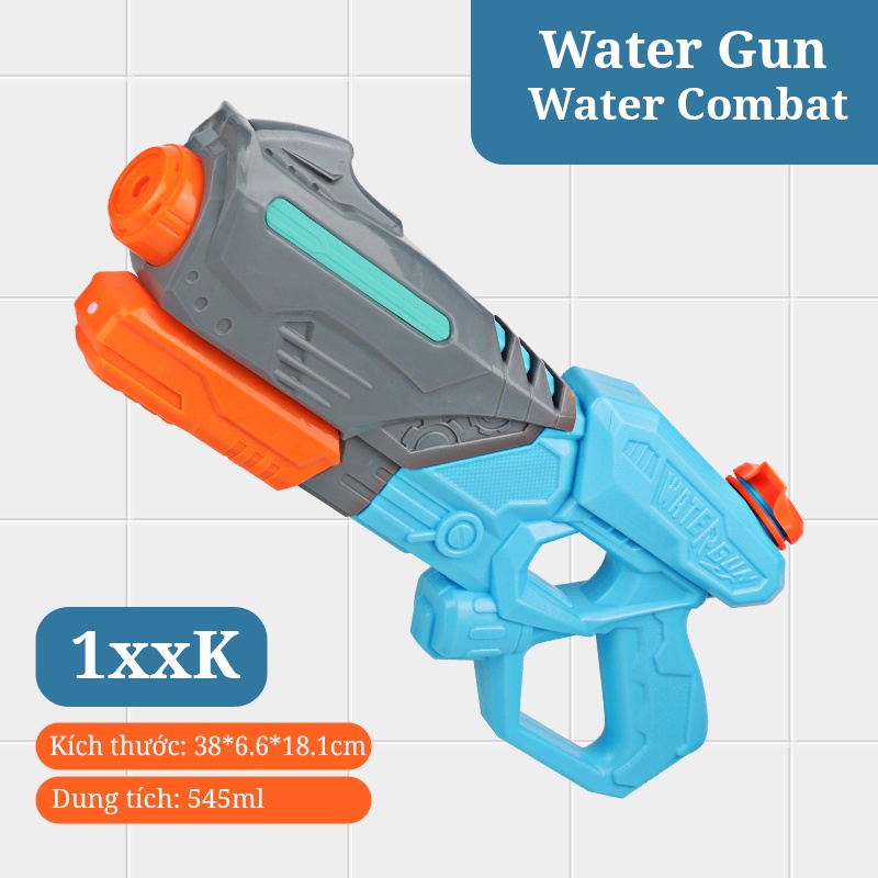 Súng phun nước đồ chơi trẻ em cầm tay water combat