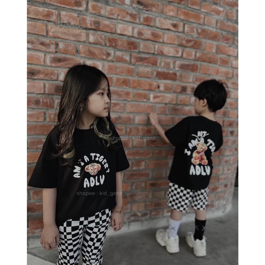 Áo thun adlv tigger cho bé  , áo phông gia đình unisex , Kid_genz