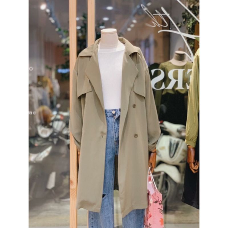 Áo khoác trench coat Cecicela