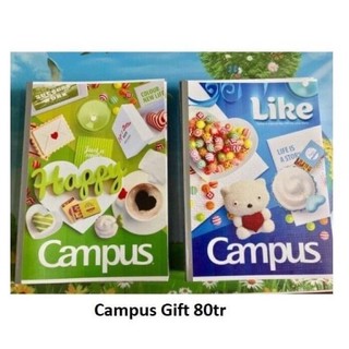 Tập 10 vở campus gif 80 trang kẻ ngang
