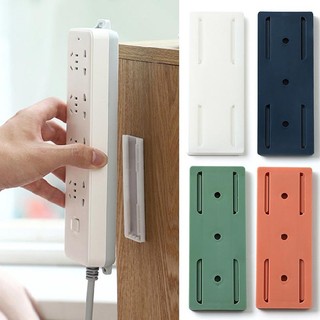New 4pcs Self-adhesive Desktop Socket Fixer Power Strip Fixing Wall Sticker