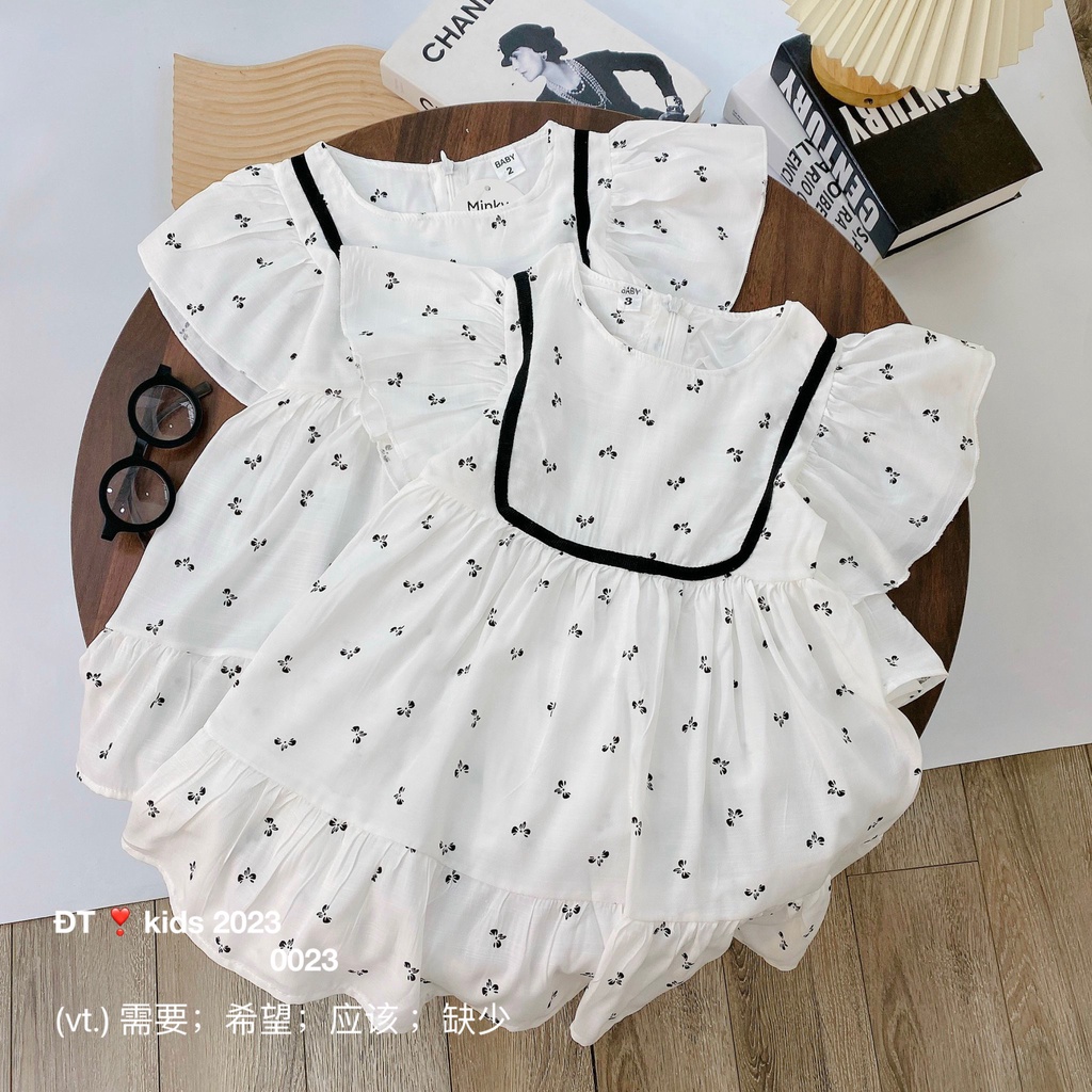 Váy Bé Gái, Váy Đầm Mùa Hè Điệu Đà Xinh Xắn Cho Bé Gái Từ 10 - 30kg