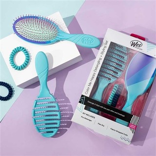 Set lược WetBrush Pro Colour Me Happy Detangling Kit gỡ rối chống rụng tóc siêu sướng