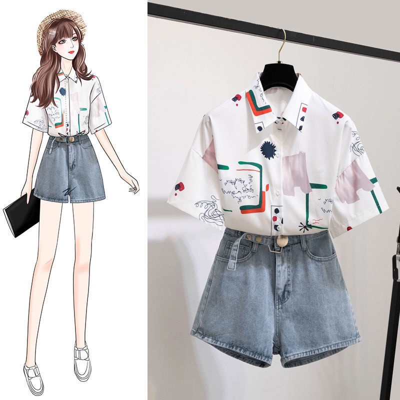 Áo Sơ Mi Chiffon Tay Ngắn In Họa Tiết Hoạt Hình Gấu Và Chữ Thời Trang Mùa Hè Cho Nam Và Nữ