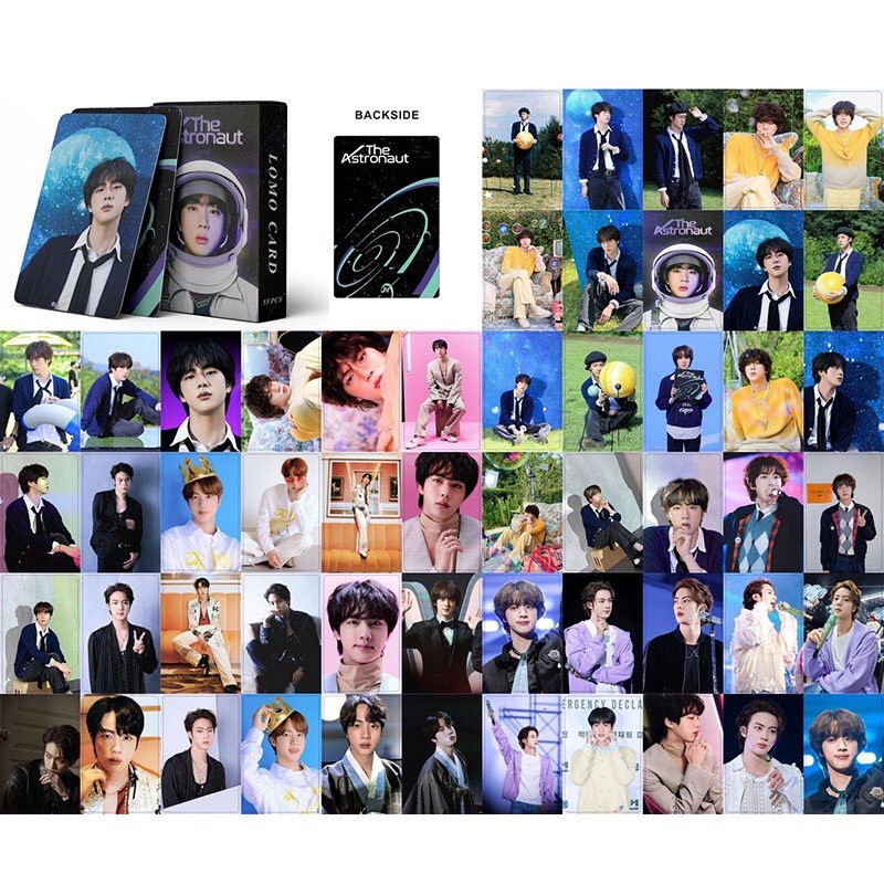 Set 55 lomo card Jin-Bts Mẫu 2