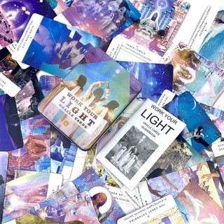 Bộ bài Work Your Light Oracle Hộp sắt S5