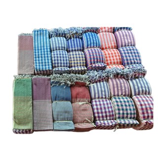 Khăn Rằn Campuchia (Krama) Chính Hãng & Khăn Rằn Nam Bộ - 100% Cotton Dày Dặn, Thấm Hút, Phụ Kiện Phượt & Du Lịch Cá Tín