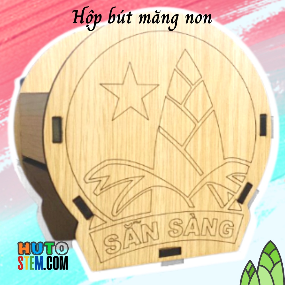 Hộp Bút Gỗ, Khắc Tên Và Lời Chúc, Quà Tặng Đáng Yêu