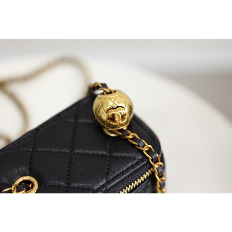 Túi xách CN vanity mini nữ 2 loại dây đeo, fullbox hàng đẹp chất lượng siêu hot