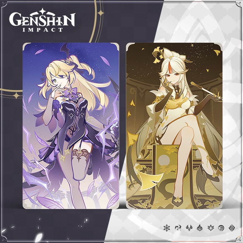 Lyney Bộ Sưu Tập Thẻ Bài Trò Chơi genshin Stagenius Lqokation tcg