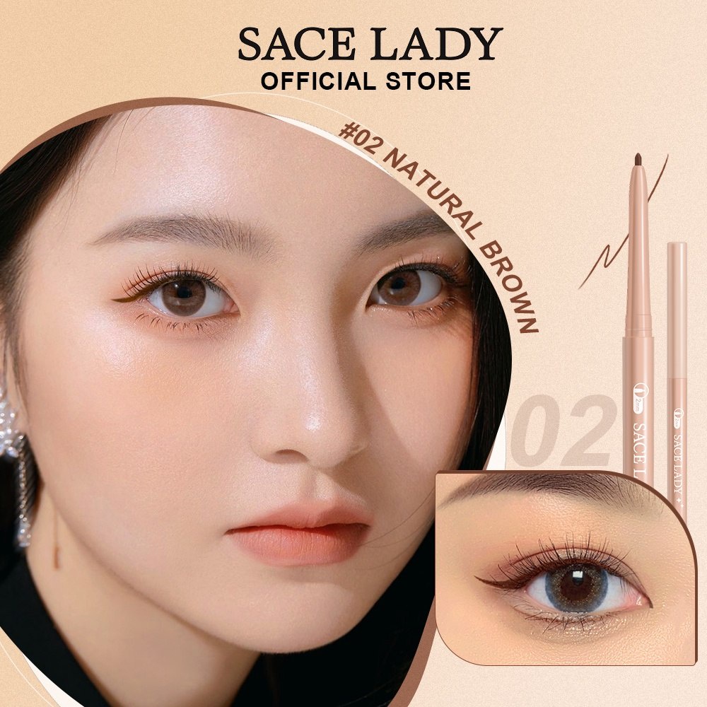 Sace Lady Eyeliner Pencil, chì kẻ mắt chống nước, không lem, nhòe, bền màu