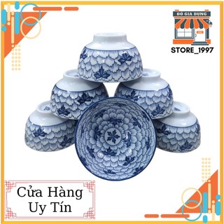 Bộ 10 chén ăn cơm bát tràng mới