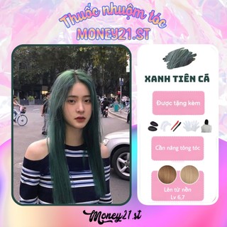 Thuốc nhuộm tóc màu XANH TIÊN CÁ | Thuốc Nhuộm Tóc Money21.st