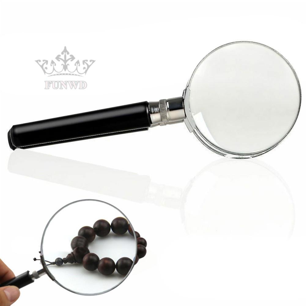 【FUNWD】Magnifier Magnifying 10X 2inch Compact Handheld Lightweight Magnification