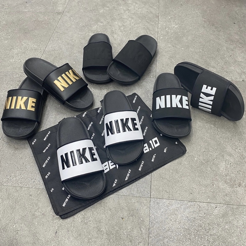 [Chính hãng] Dép NlKE Offcourt slides Trắng Đen (BQ4632-011), hot item