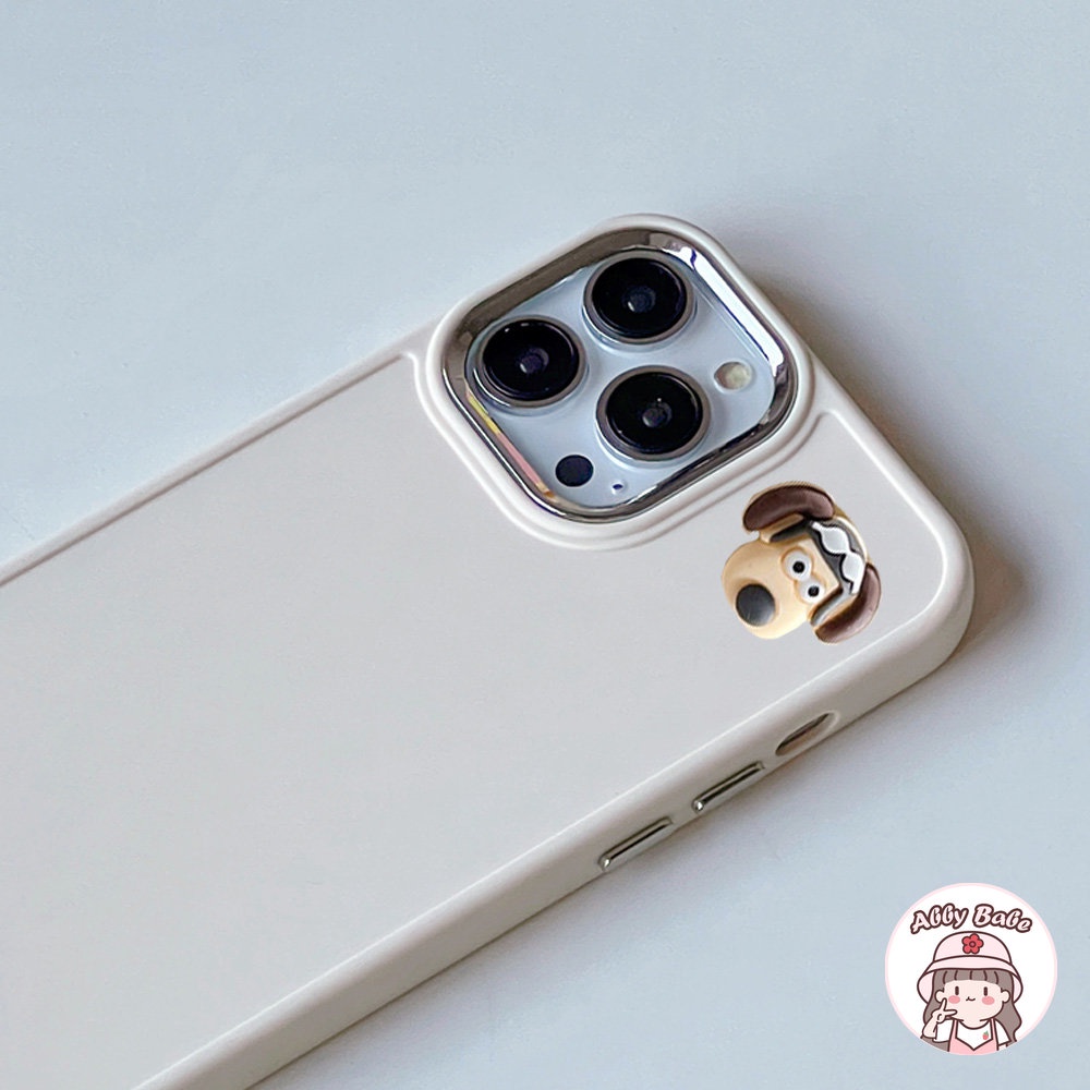 Ốp Điện Thoại TPU Mềm Mỏng Bóng Chống Sốc Hình Cún Phi Công 3D Cho IPhone 14 Pro Max 13 12 11 Pro Max X XS Max