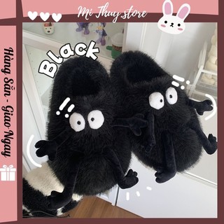 Dép bông nam nữ anime XIXITIAO bồ hóng SUSUWATARI ulzaang dễ thương