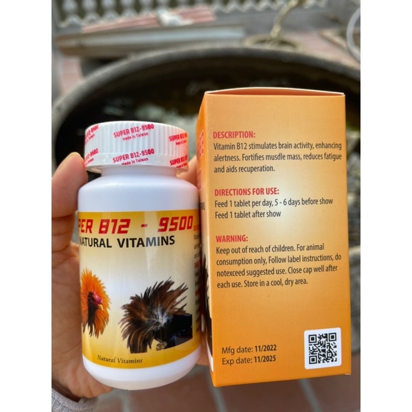 B12.9500 Gom bo tuần cuối hủ zin 100 viên tặng chai chích 5cc