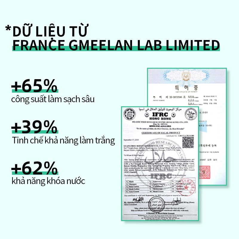 Sữa rửa mặt GMEELAN amino acid dịu nhẹ cho da khô/da dầu da nhạy cảm - AMINO ACID WHITENING CLEANSING FOAM 500ML