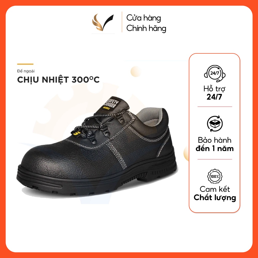 Giày Bảo Hộ Lao Động Safety Jogger Rena S3 Thấp Cổ - Chống Đinh, Chống Trơn, Chịu Nhiệt lên tới 300 độ